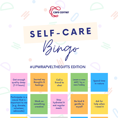 Self Care Bingo